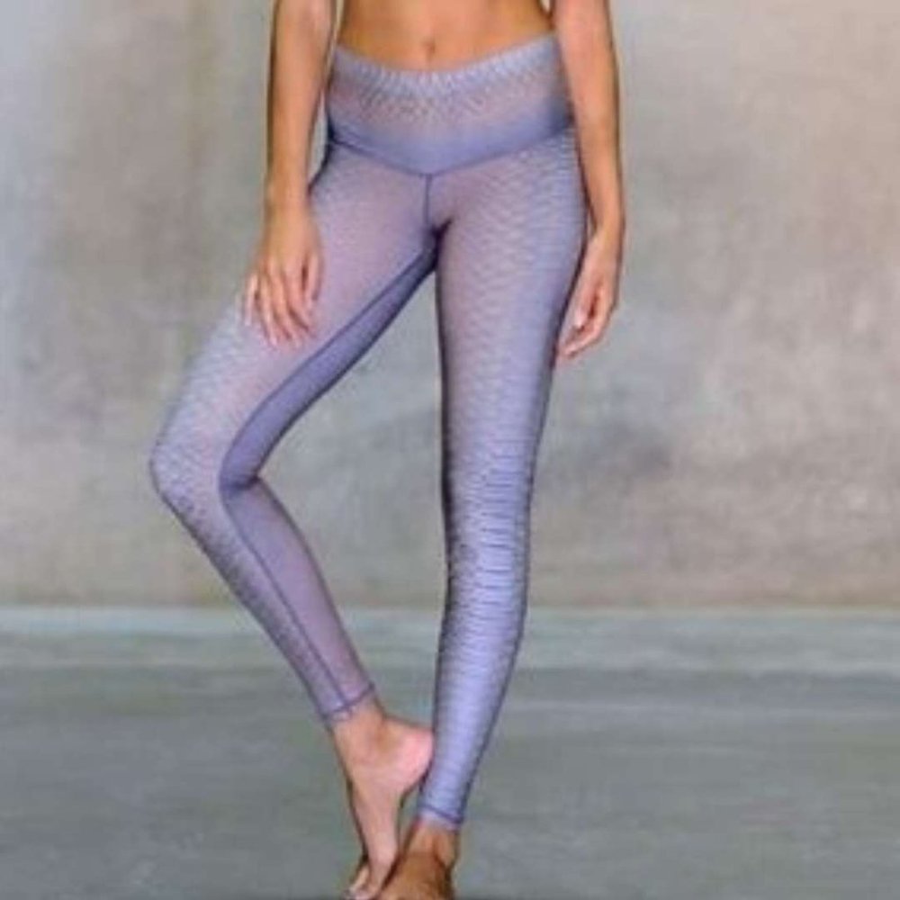 Niyamam Sol Barefoot DiamondBack Fawn Leggings Womens Sz Small Multicolor NWT